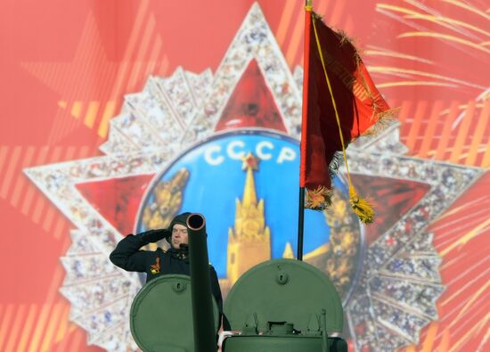 Russia WWII Victory Parade Rehearsal