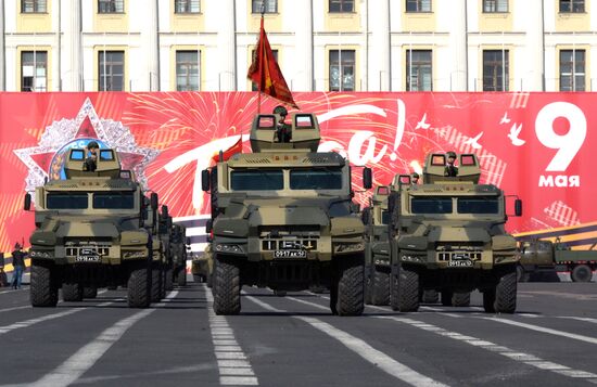 Russia WWII Victory Parade Rehearsal