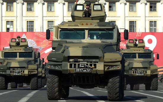 Russia WWII Victory Parade Rehearsal