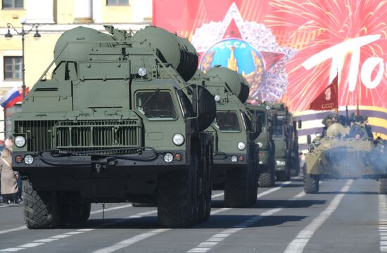 Russia WWII Victory Parade Rehearsal