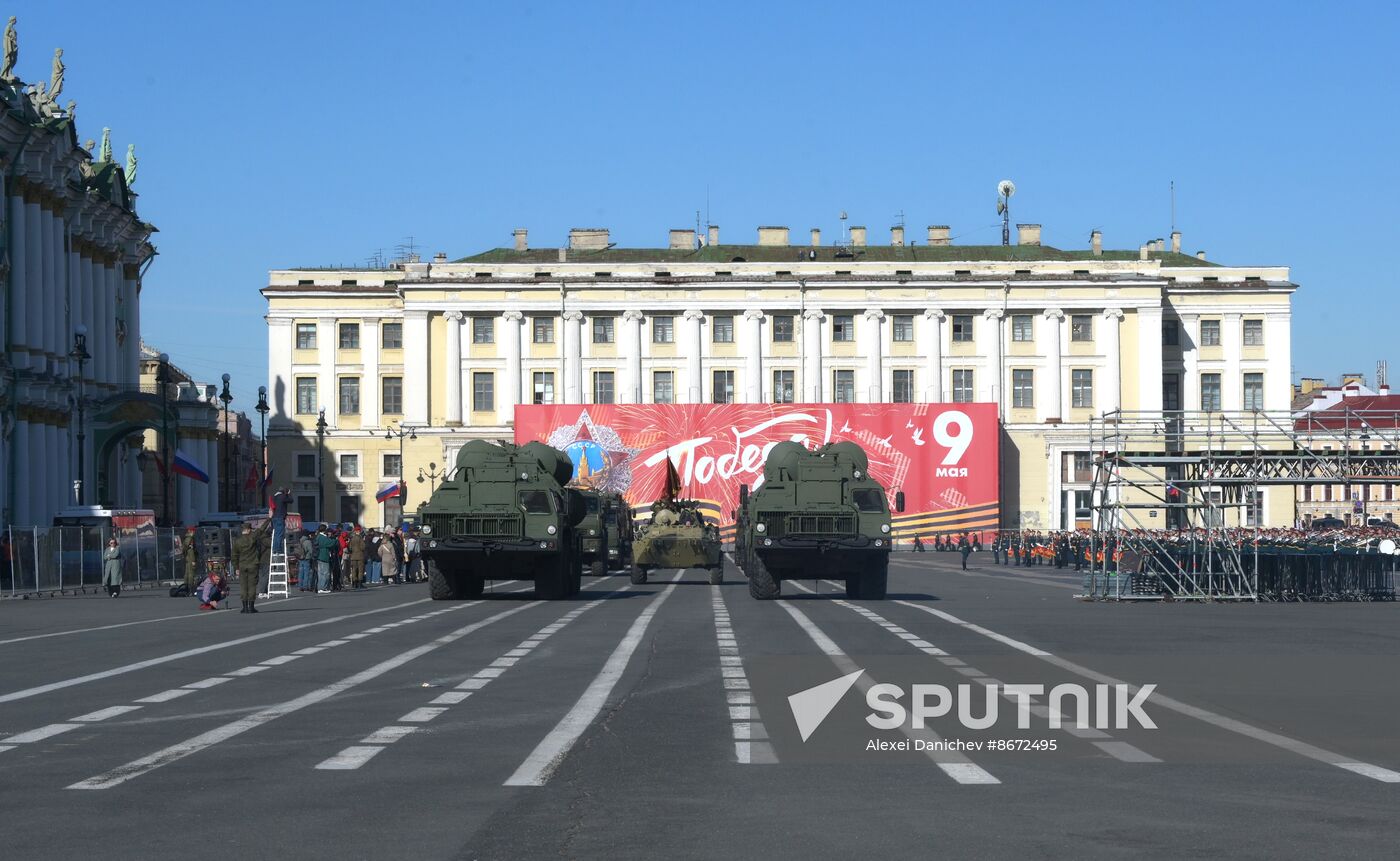 Russia WWII Victory Parade Rehearsal