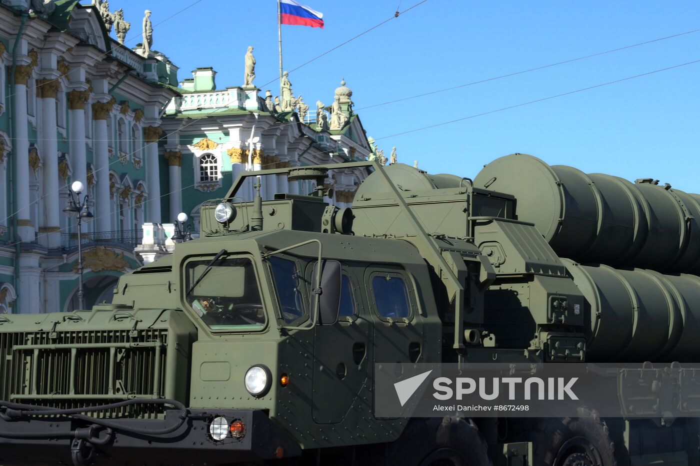 Russia WWII Victory Parade Rehearsal