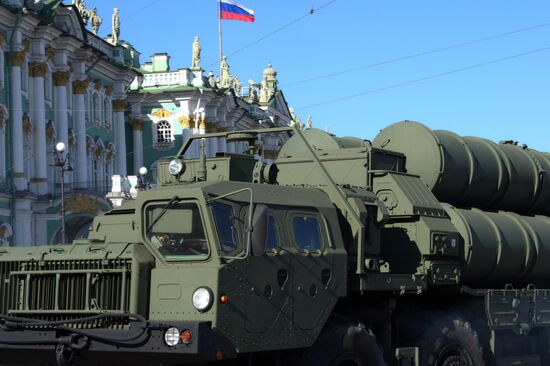 Russia WWII Victory Parade Rehearsal