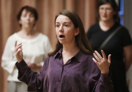 RUSSIA EXPO. Workshop on traditional singing