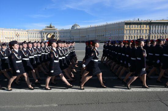 Russia WWII Victory Parade Rehearsal