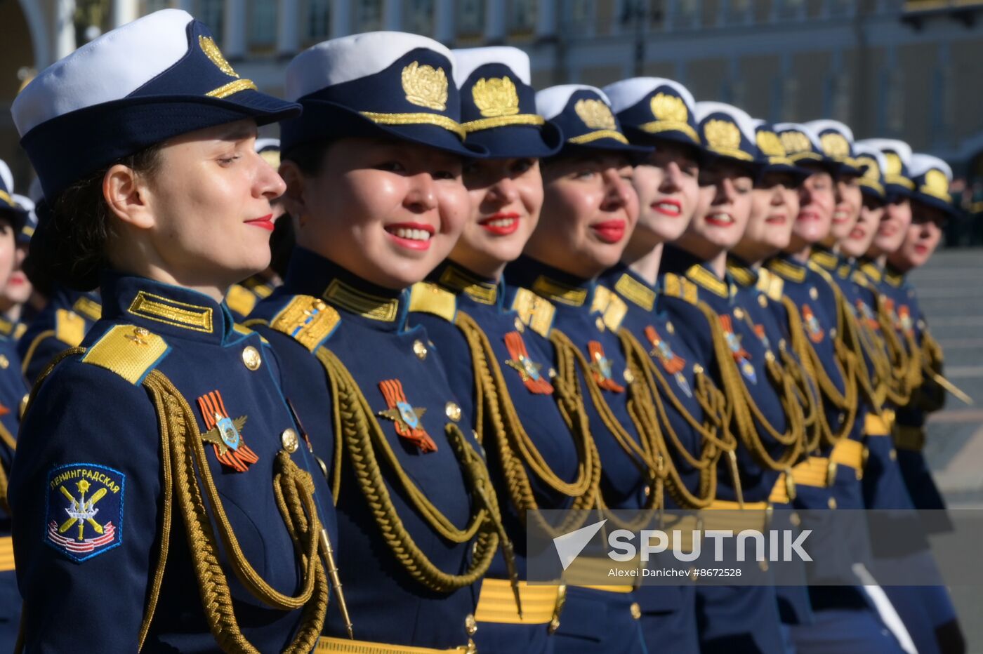 Russia WWII Victory Parade Rehearsal