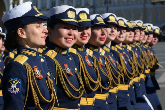 Russia WWII Victory Parade Rehearsal