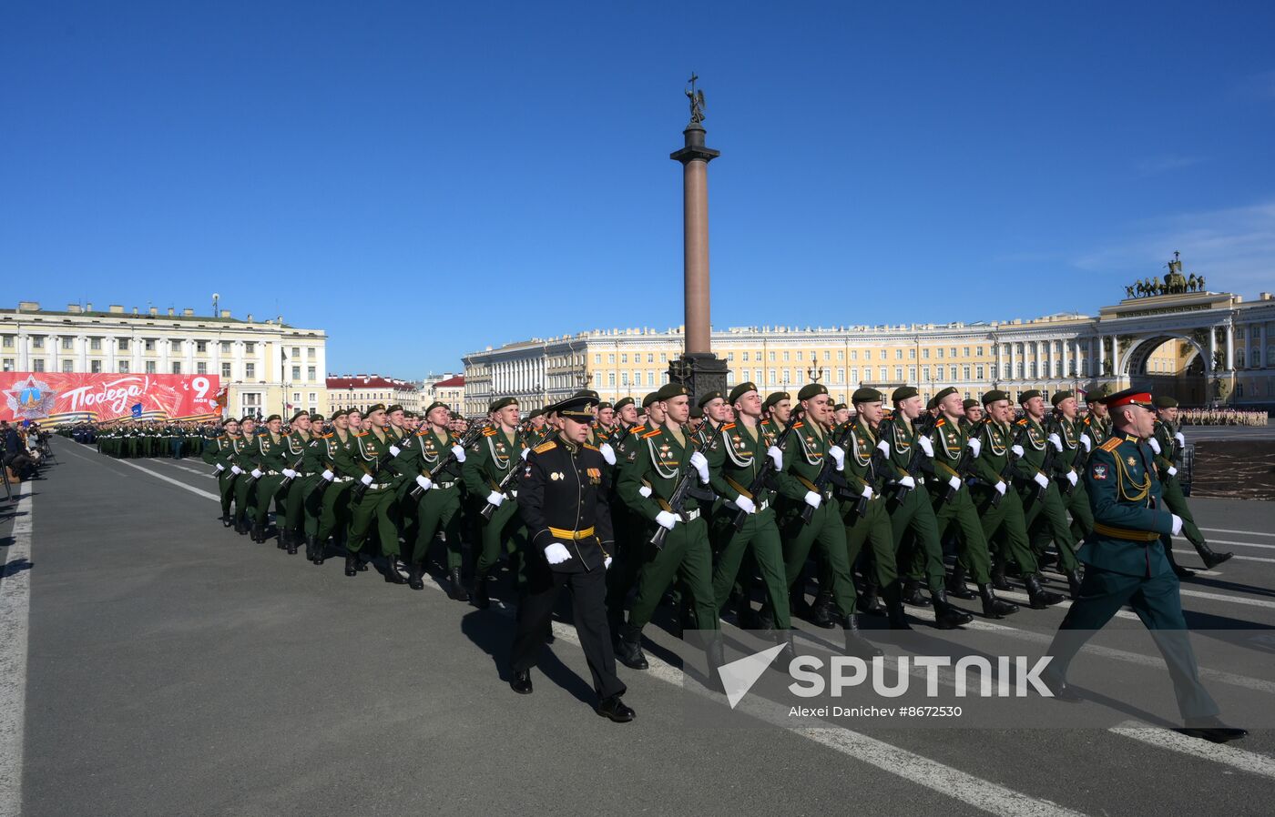 Russia WWII Victory Parade Rehearsal