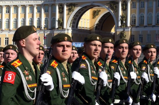 Russia WWII Victory Parade Rehearsal