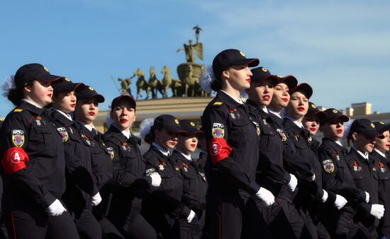 Russia WWII Victory Parade Rehearsal