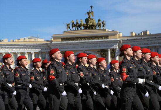 Russia WWII Victory Parade Rehearsal