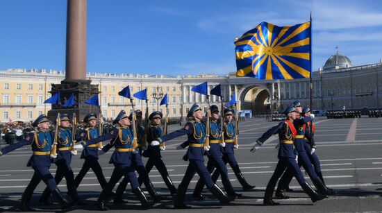 Russia WWII Victory Parade Rehearsal