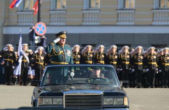 Russia WWII Victory Parade Rehearsal