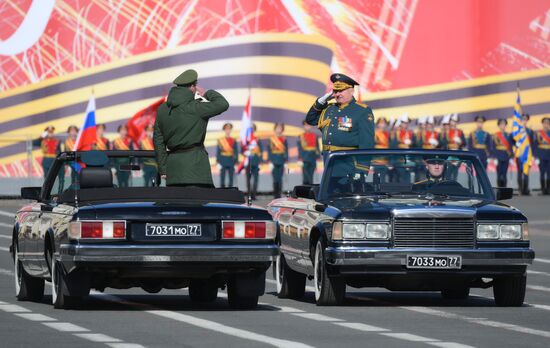 Russia WWII Victory Parade Rehearsal