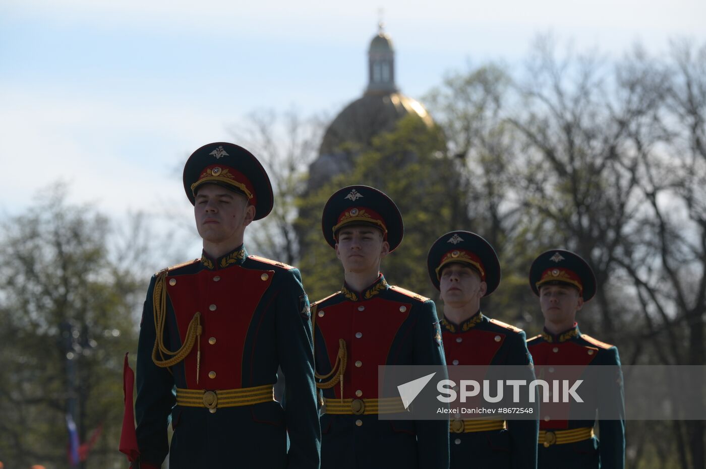 Russia WWII Victory Parade Rehearsal