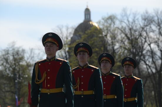 Russia WWII Victory Parade Rehearsal