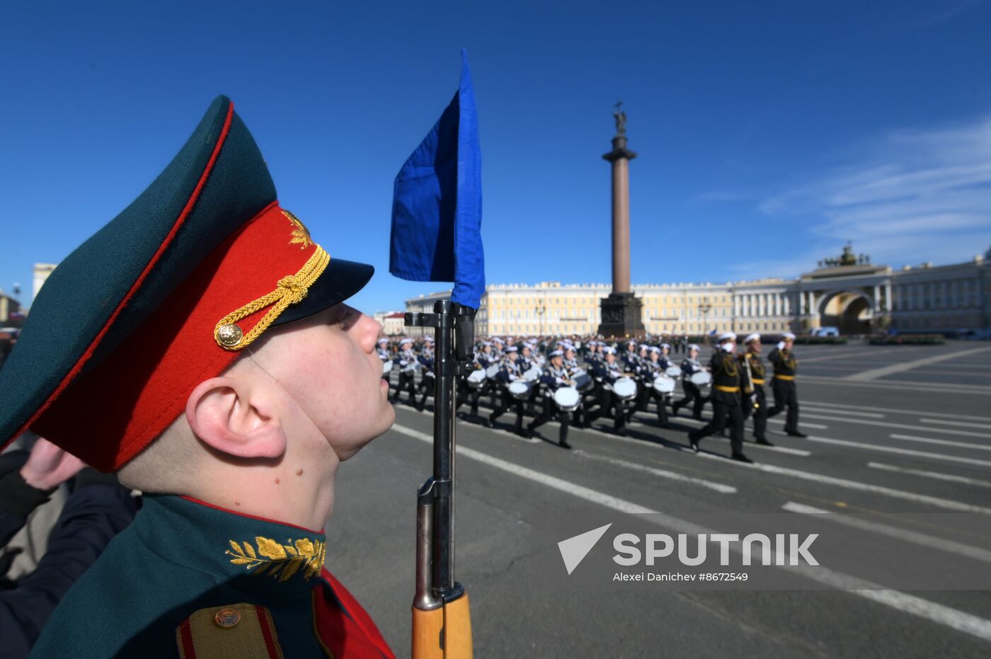 Russia WWII Victory Parade Rehearsal