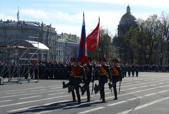 Russia WWII Victory Parade Rehearsal