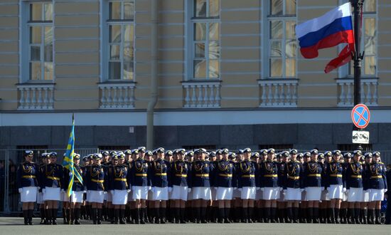 Russia WWII Victory Parade Rehearsal