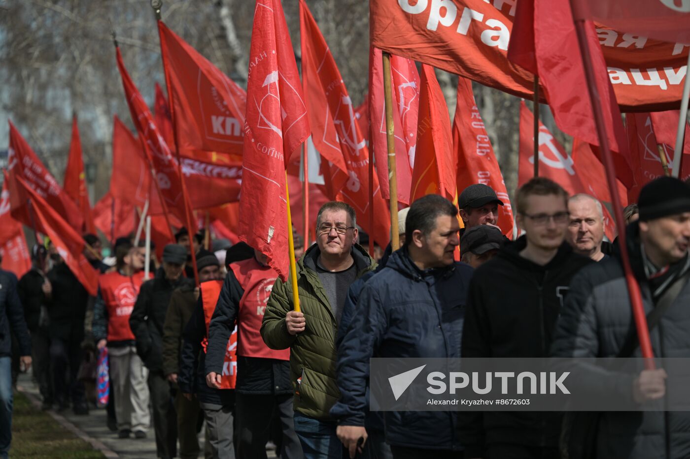 Russia Regions May Day