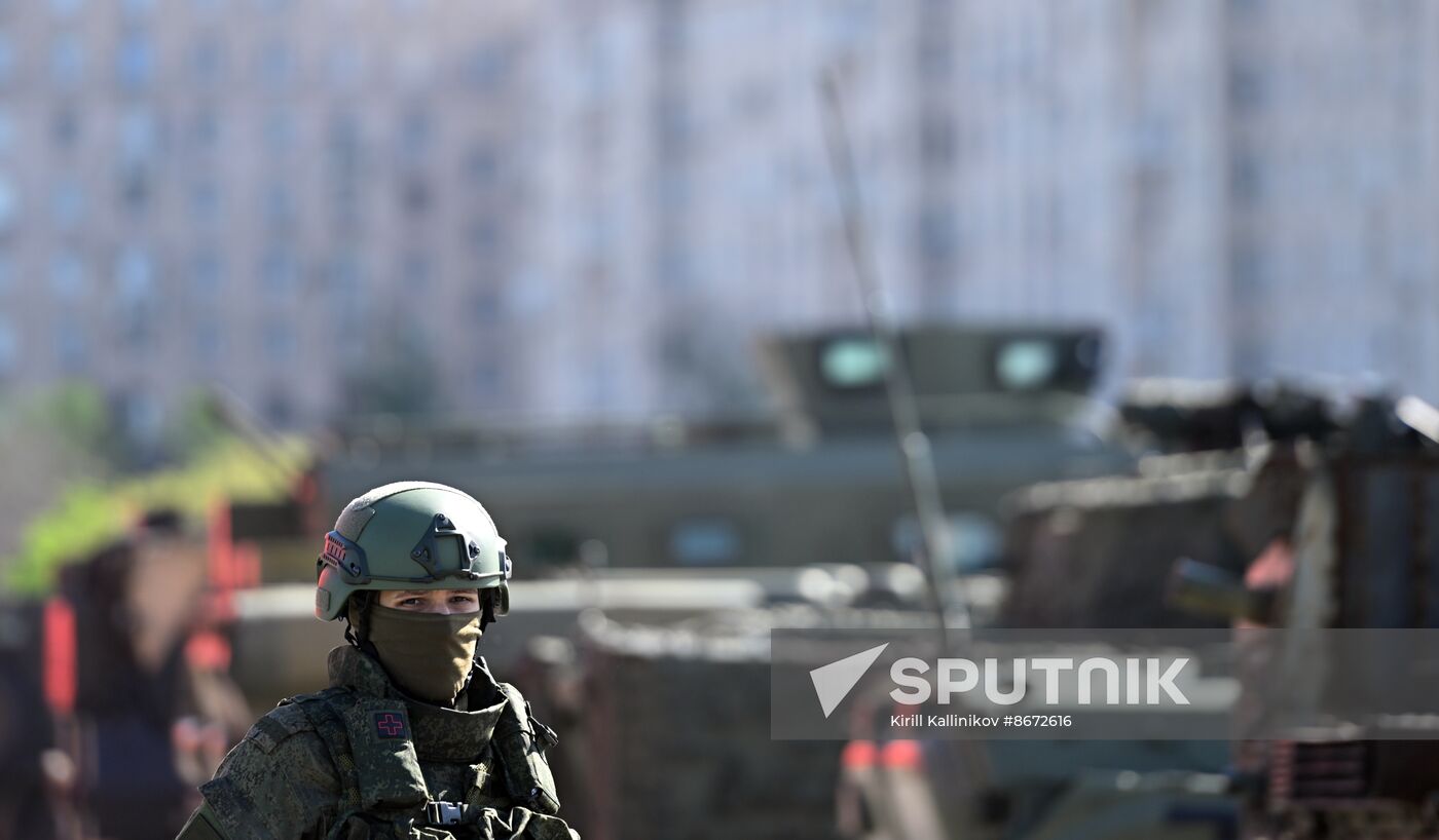 Russia Ukraine Captured Military Equipment Exhibition