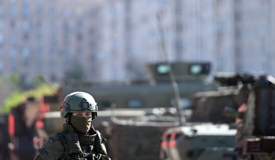 Russia Ukraine Captured Military Equipment Exhibition