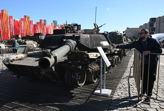 Russia Ukraine Captured Military Equipment Exhibition