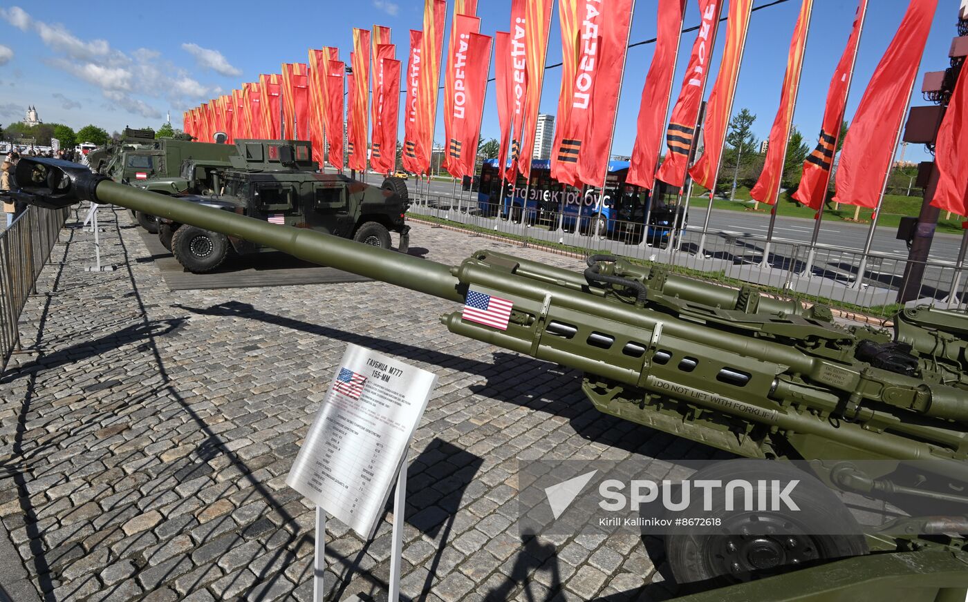 Russia Ukraine Captured Military Equipment Exhibition