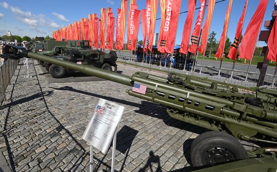 Russia Ukraine Captured Military Equipment Exhibition