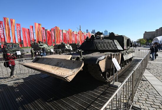 Russia Ukraine Captured Military Equipment Exhibition