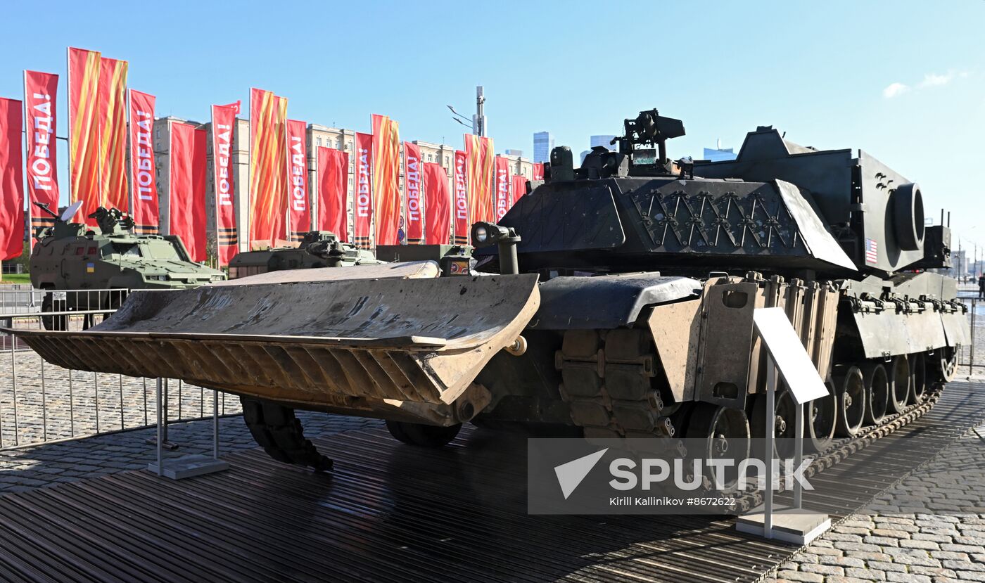 Russia Ukraine Captured Military Equipment Exhibition