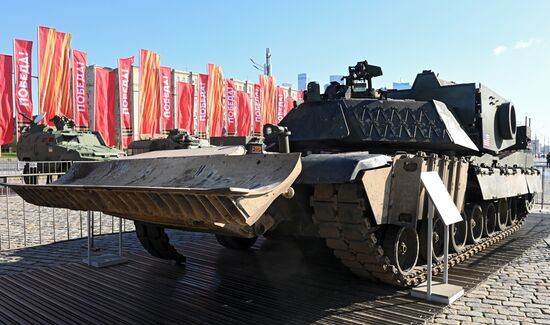 Russia Ukraine Captured Military Equipment Exhibition