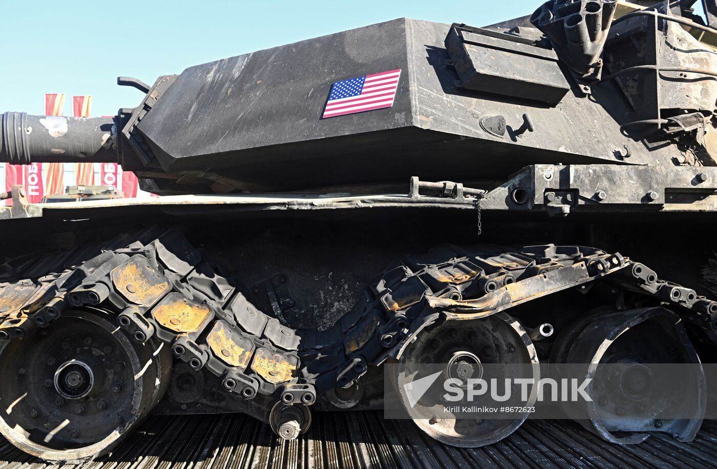 Russia Ukraine Captured Military Equipment Exhibition