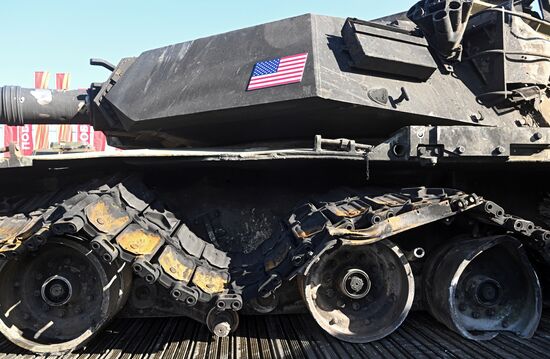 Russia Ukraine Captured Military Equipment Exhibition