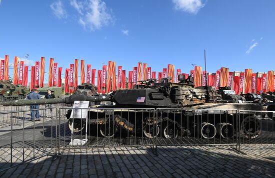Russia Ukraine Captured Military Equipment Exhibition