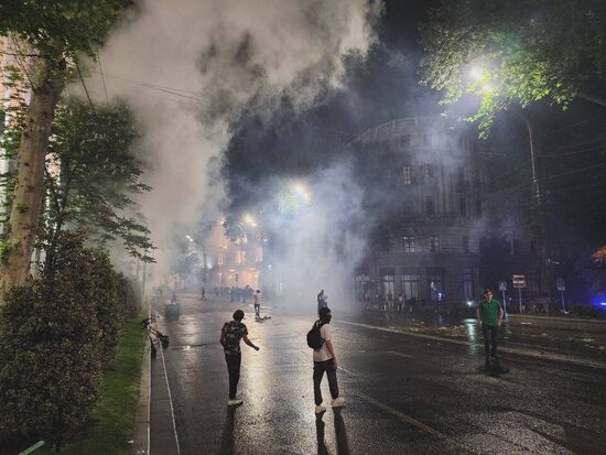 Georgia Foreign Agents Bill Protests