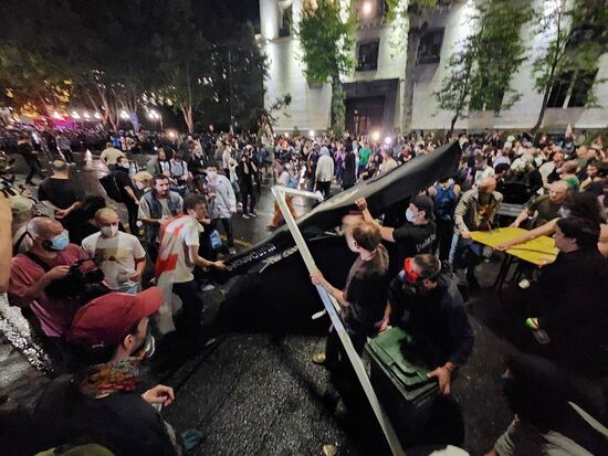 Georgia Foreign Agents Bill Protests