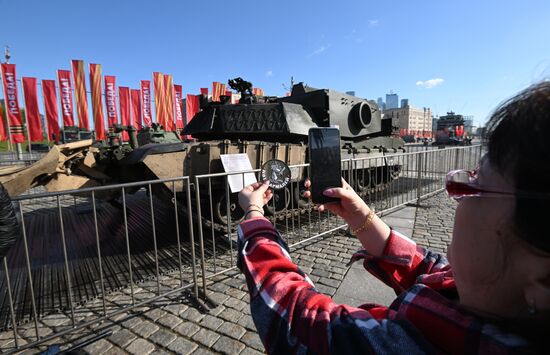 Russia Ukraine Captured Military Equipment Exhibition