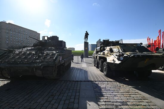 Russia Ukraine Captured Military Equipment Exhibition