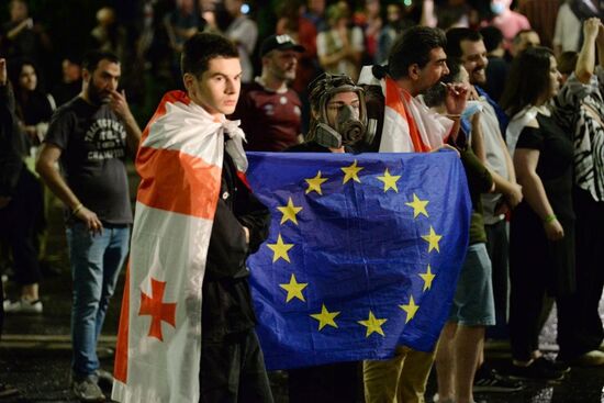 Georgia Foreign Agents Bill Protests