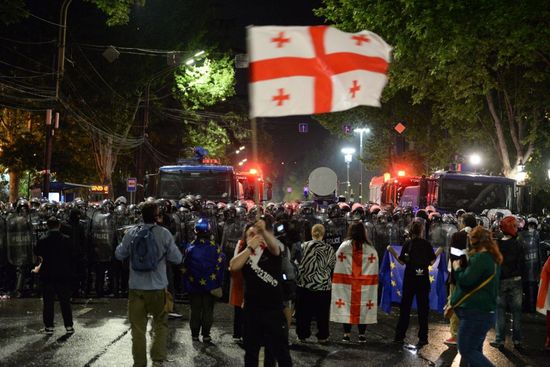 Georgia Foreign Agents Bill Protests