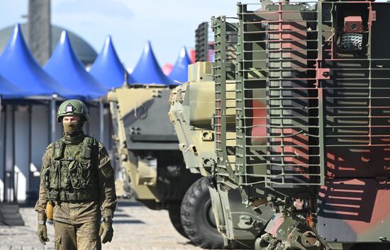Russia Ukraine Captured Military Equipment Exhibition