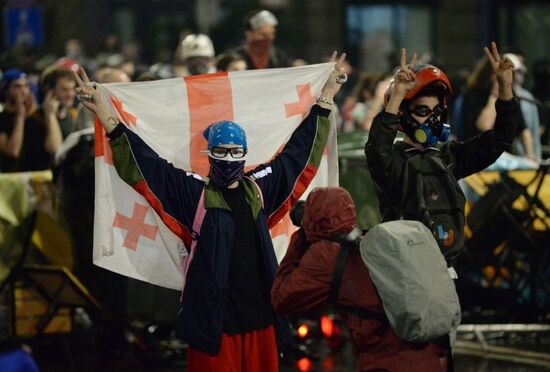 Georgia Foreign Agents Bill Protests