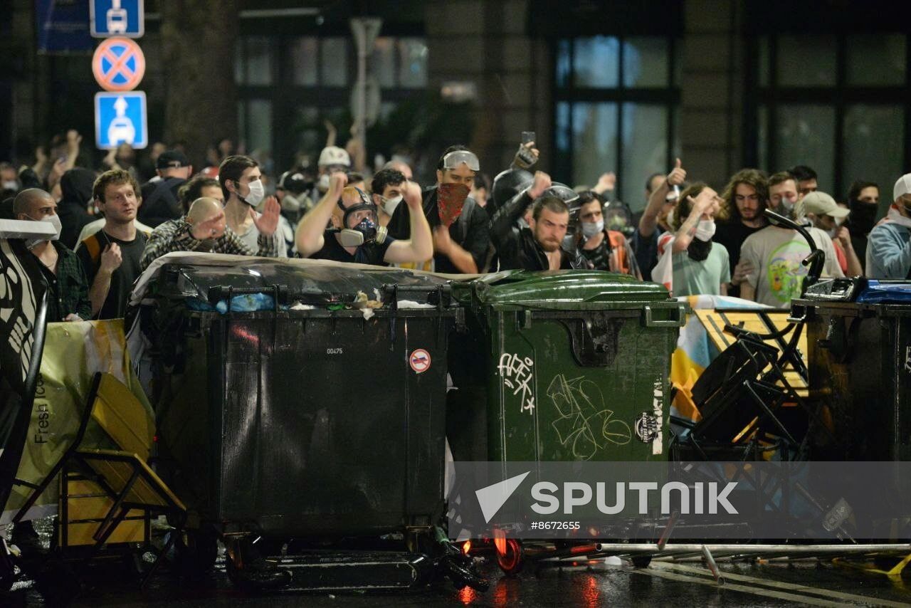 Georgia Foreign Agents Bill Protests