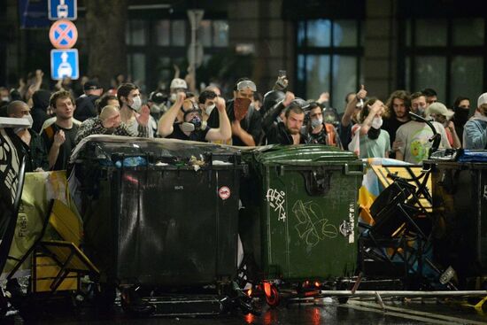 Georgia Foreign Agents Bill Protests