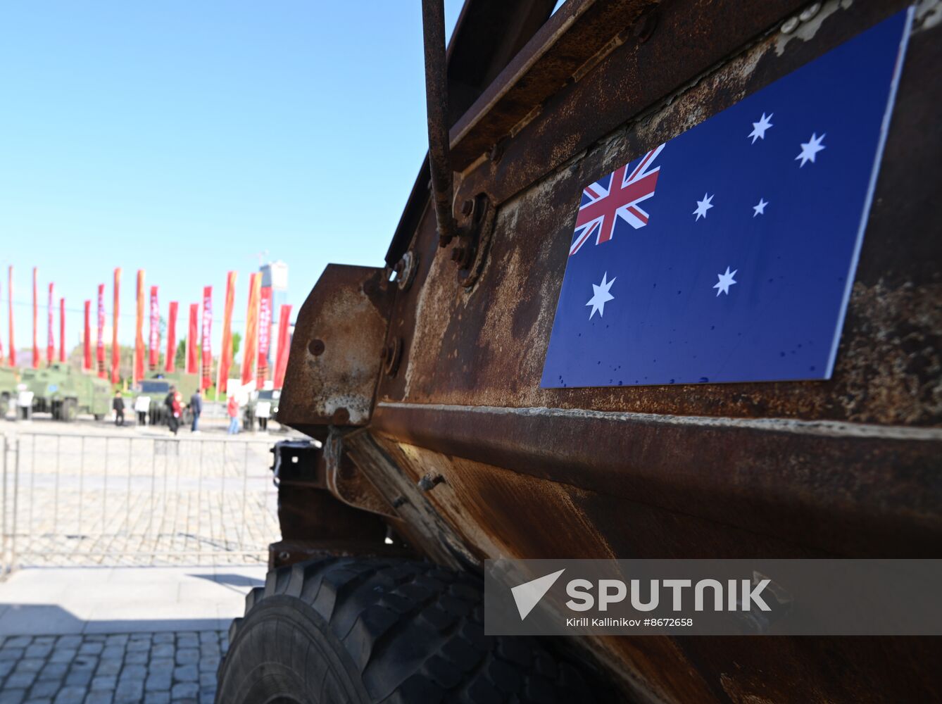 Russia Ukraine Captured Military Equipment Exhibition