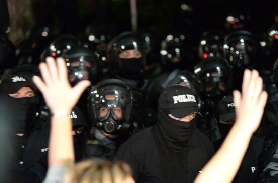 Georgia Foreign Agents Bill Protests
