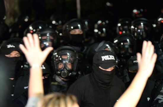 Georgia Foreign Agents Bill Protests