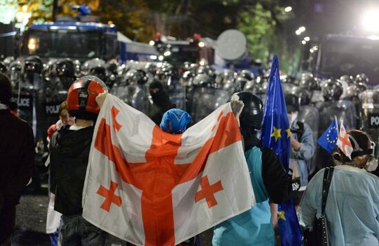 Georgia Foreign Agents Bill Protests