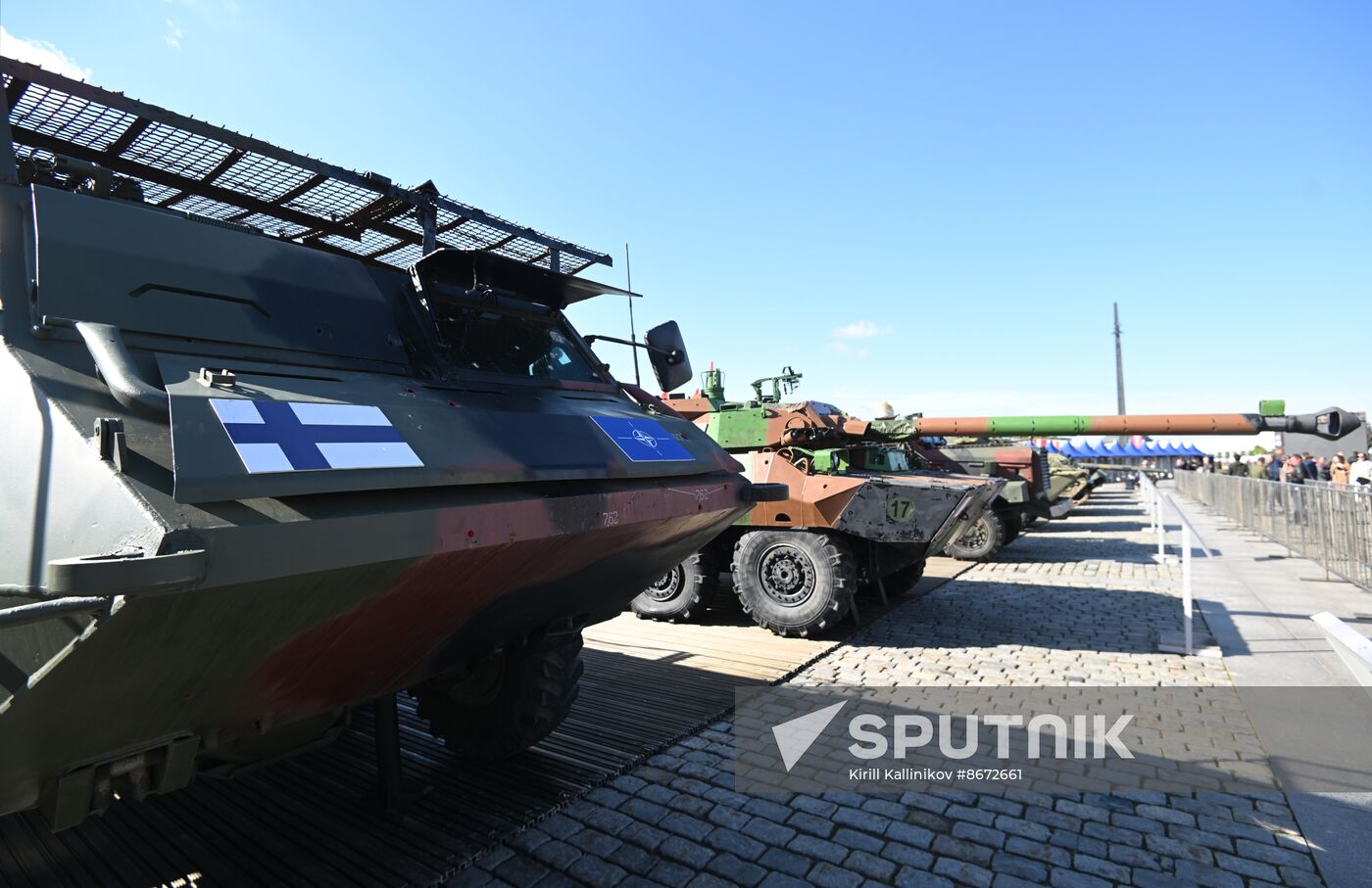 Russia Ukraine Captured Military Equipment Exhibition